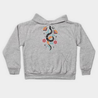 Snake flowers Kids Hoodie